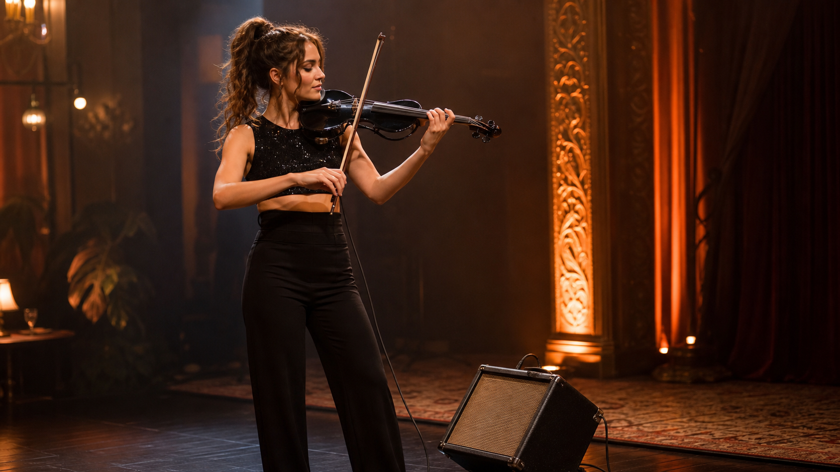 Най-добрите акустични усилватели за електрическа цигулка на сцена — Tanya Strings blog article image