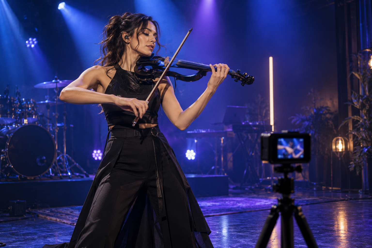 Най-добрите action камери за electric violin performance видеа — Tanya Strings blog article image