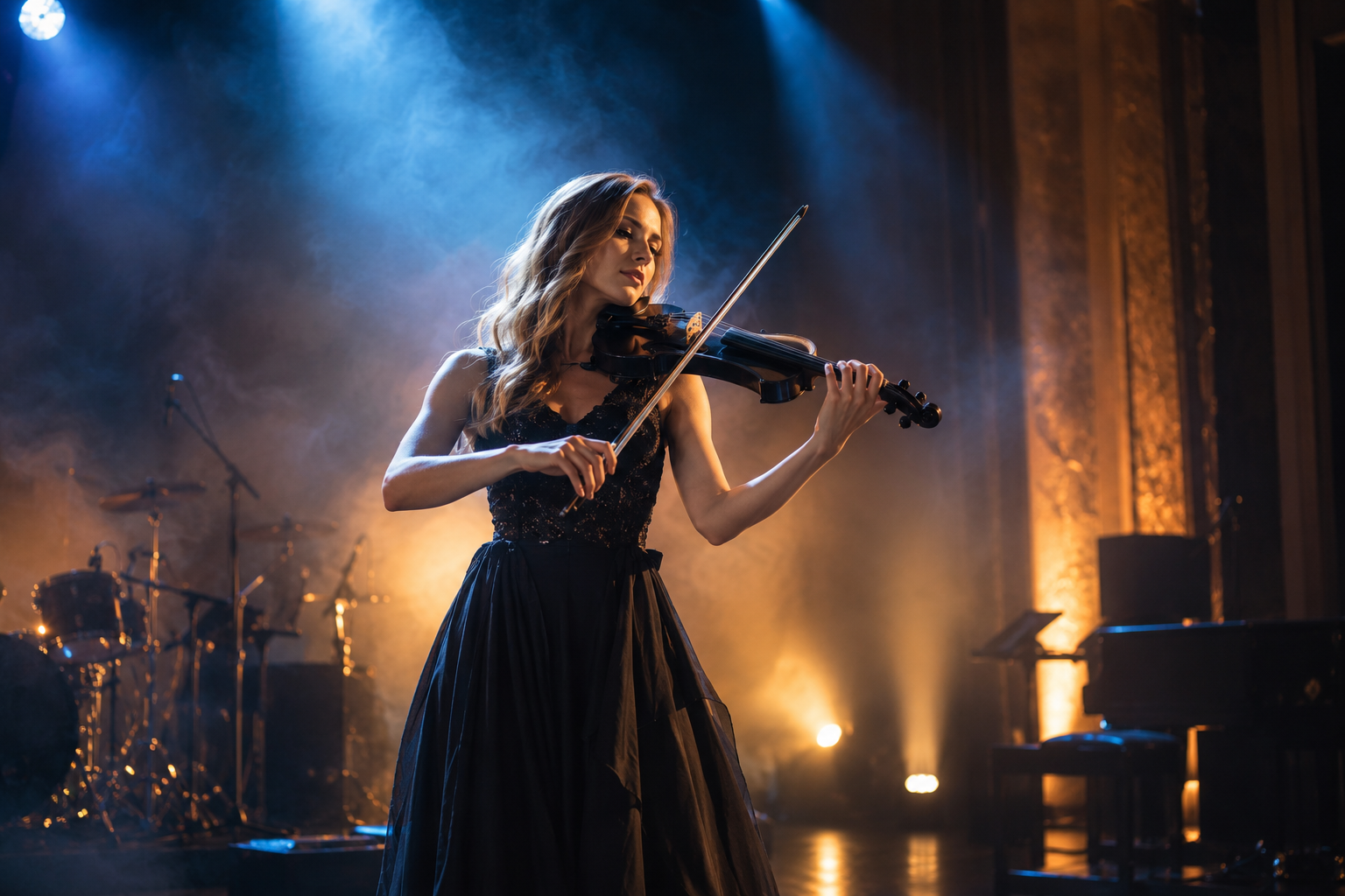 Най-добрите компактни haze машини за electric violin performers — Tanya Strings blog article image