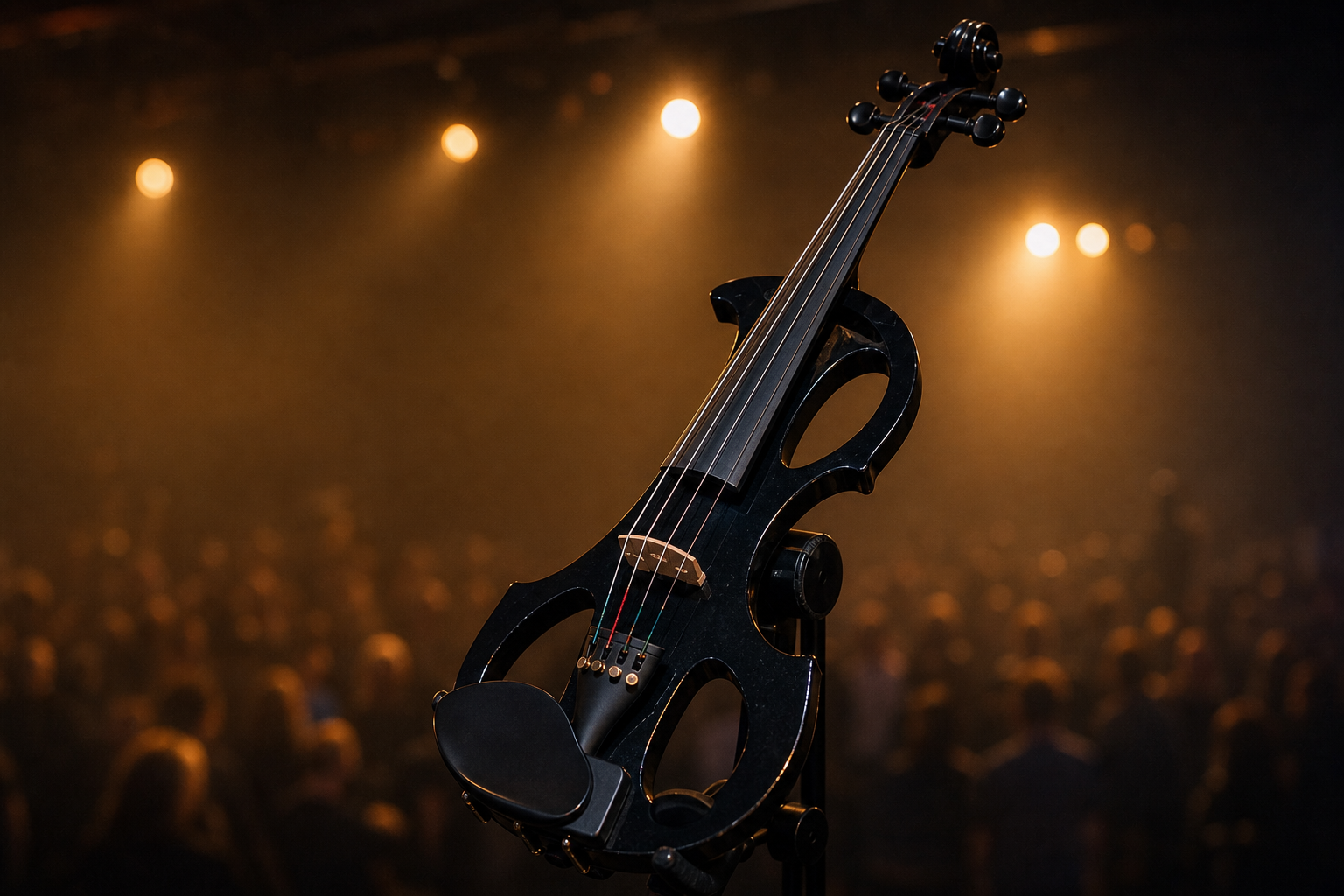 Най-добрите цигулкови струни за electric violin изпълнители на живо — Tanya Strings blog article image