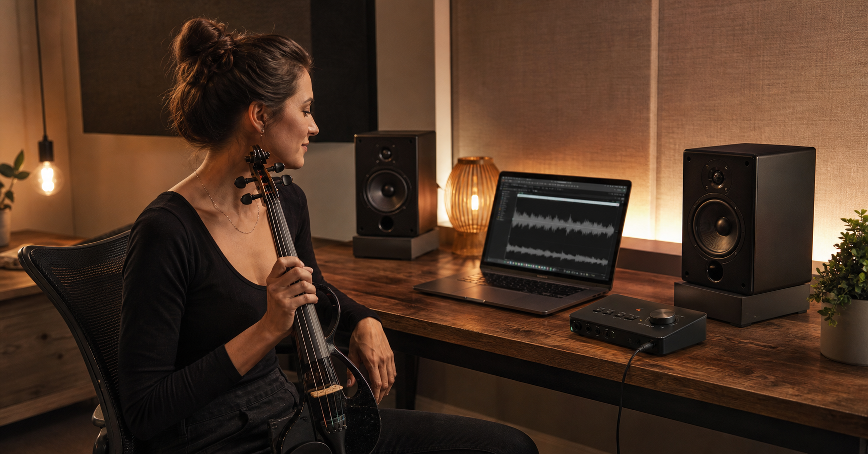 Най-добрите студийни монитори за electric violin изпълнители, които редактират tracks, reels и DI tone — Tanya Strings blog article image