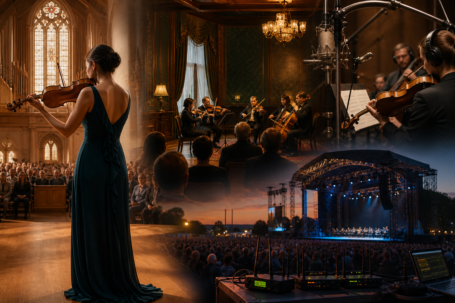Новини за цигулката: безплатният violin noon в Lake Champlain, седмицата на MiraTone в Будапеща, Berlin Phil по радиото и фестивалният wireless тест на Sennheiser — Tanya Strings blog article image
